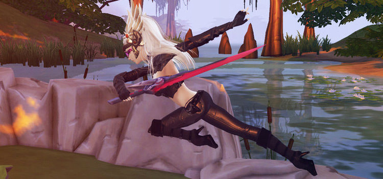 Fiora Sword Female Sim Samurai