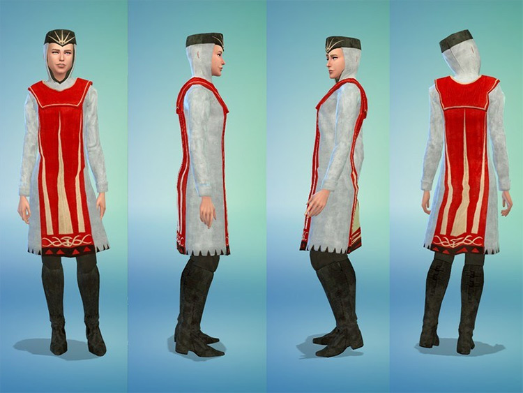 Chanter Robe for Sims 4