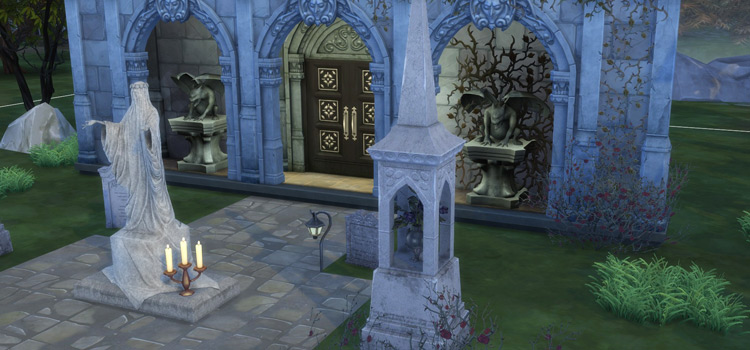 Gravestones and Mortuary CC - TS4 Preview