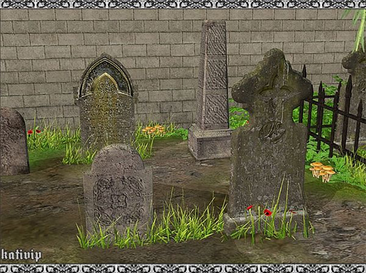 Graveyard   Cemetery CC For The Sims 4  All Free    FandomSpot - 41