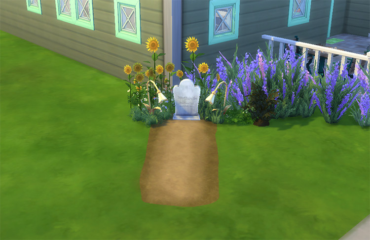 Fresh Grave Sims 4 CC