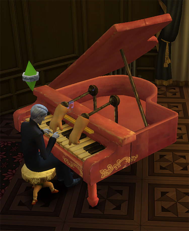 Dollhouse Piano TS4 CC