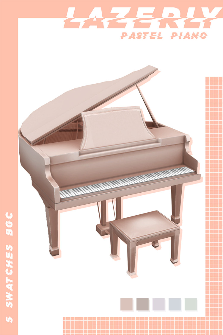 Custom Piano CC   Mods For The Sims 4  All Free    FandomSpot - 82