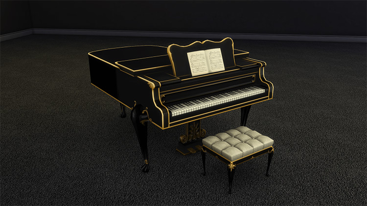 Custom Piano CC   Mods For The Sims 4  All Free    FandomSpot - 42