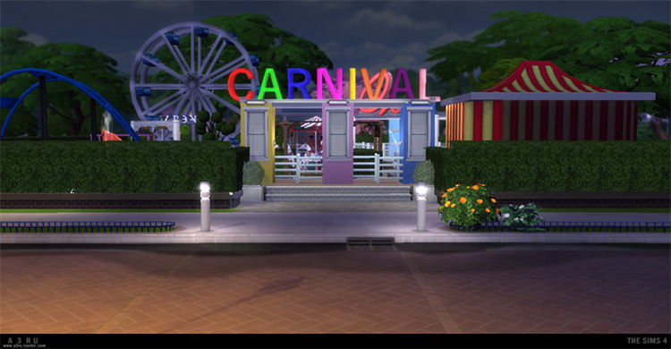 Carnival Decor Set + Lot TS4 CC