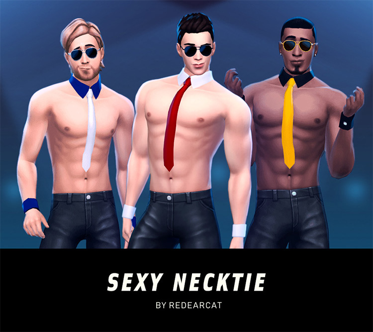 Sexy Necktie Sims 4 CC