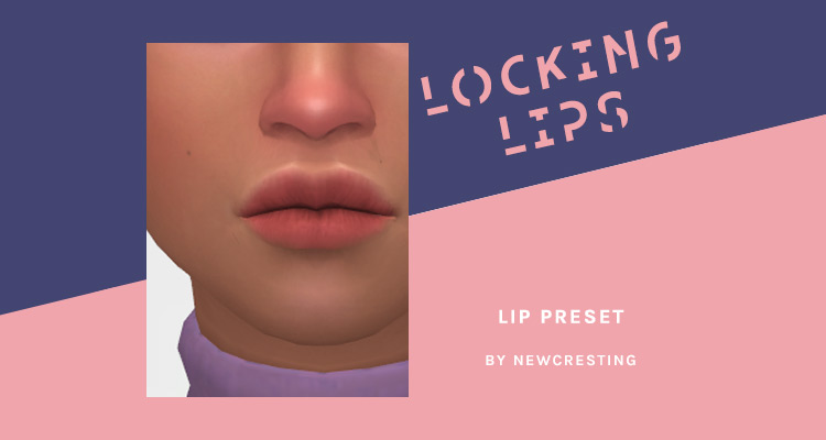 Natural Lip Presets Sims 4 CC