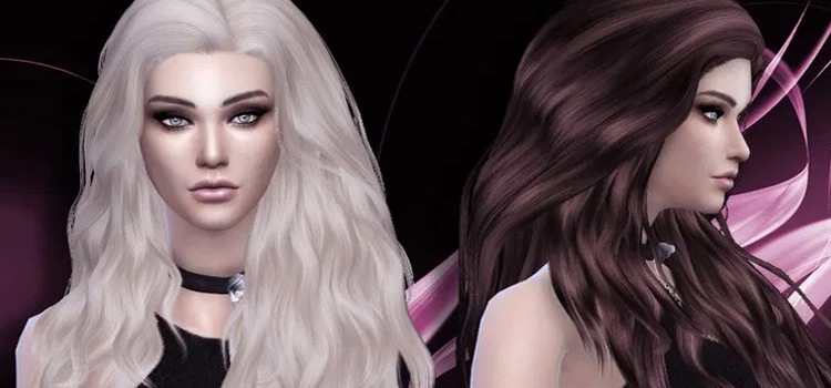 sims 4 very long hair cc mm