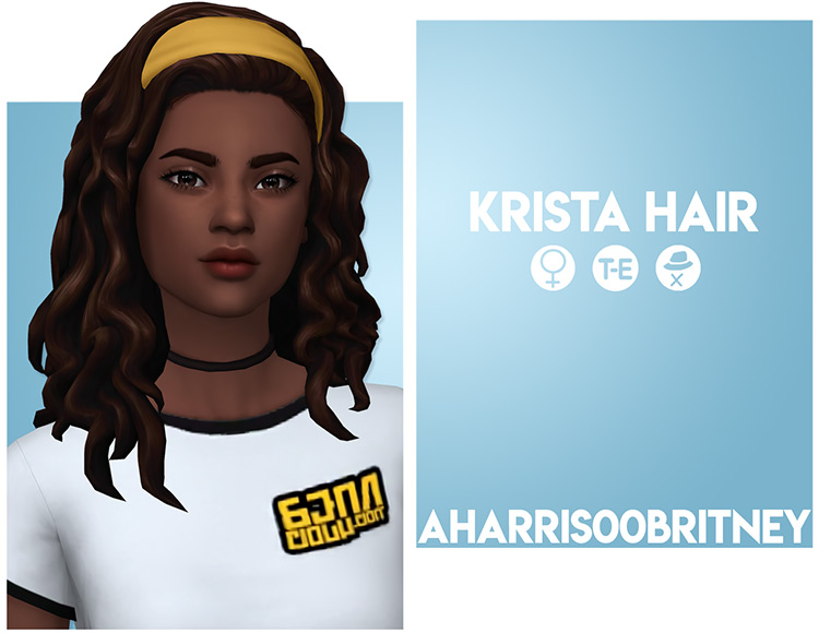 Krista Hair Sims 4 CC