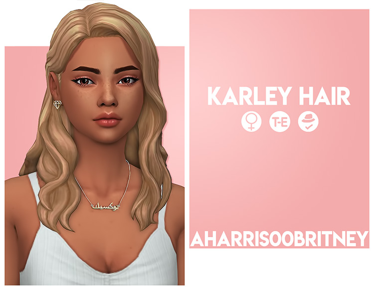 sims 4 cc long hair bangs