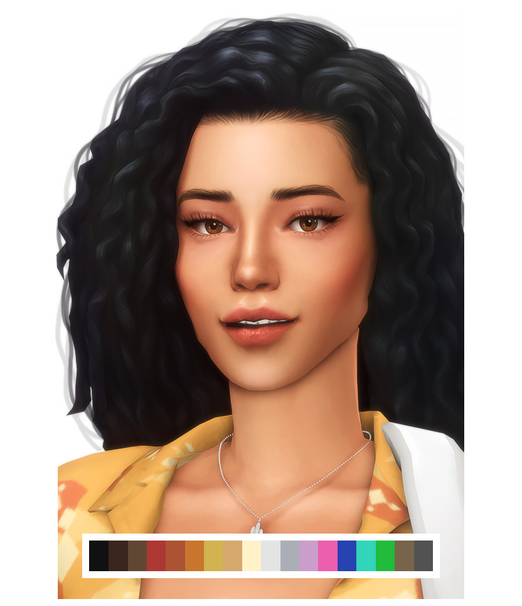 Sims 4 CC  Best Long Hair For Girls  All Styles    FandomSpot - 76