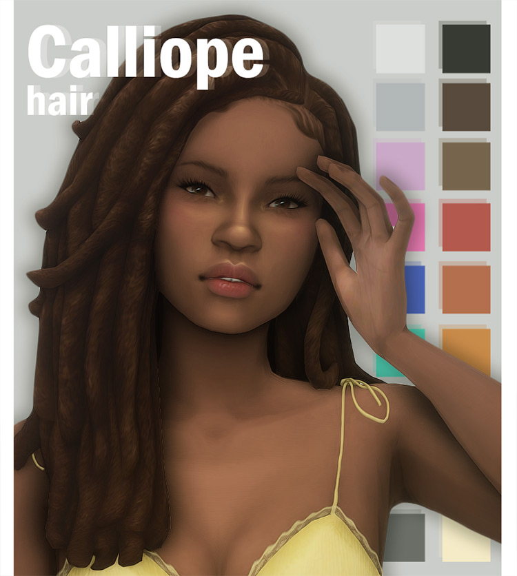 Calliope Hair Sims 4 CC