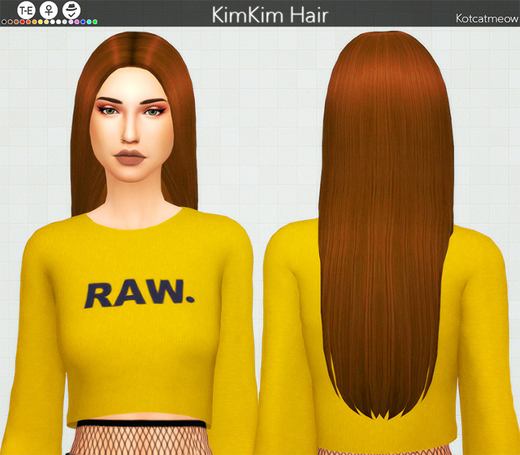 Sims 4 CC  Best Long Hair For Girls  All Styles    FandomSpot - 50