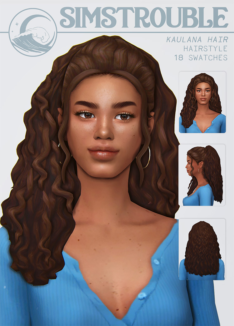 Sims 4 CC  Best Long Hair For Girls  All Styles    FandomSpot - 7