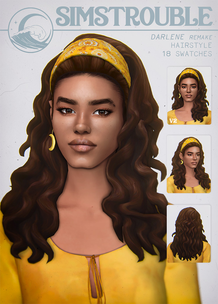 Sims 4 CC  Best Long Hair For Girls  All Styles    FandomSpot - 88