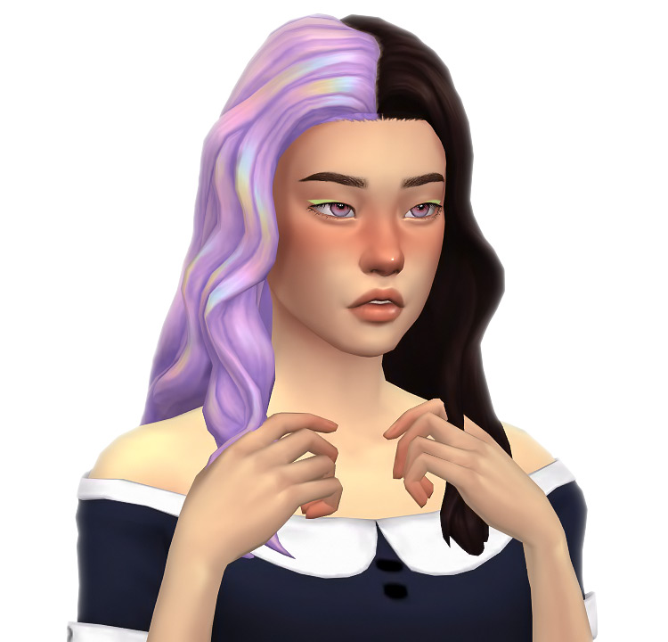 Sims 4 CC  Best Long Hair For Girls  All Styles    FandomSpot - 67