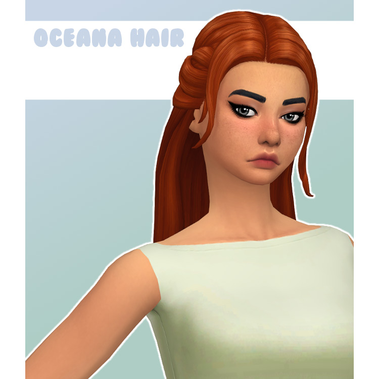 Oceana Hair for Sims 4