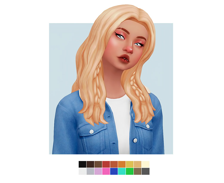 Sims 4 CC  Best Long Hair For Girls  All Styles    FandomSpot - 9