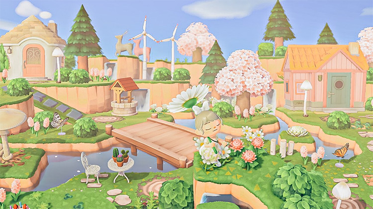 Fairycore Village Design Idea - ACNH