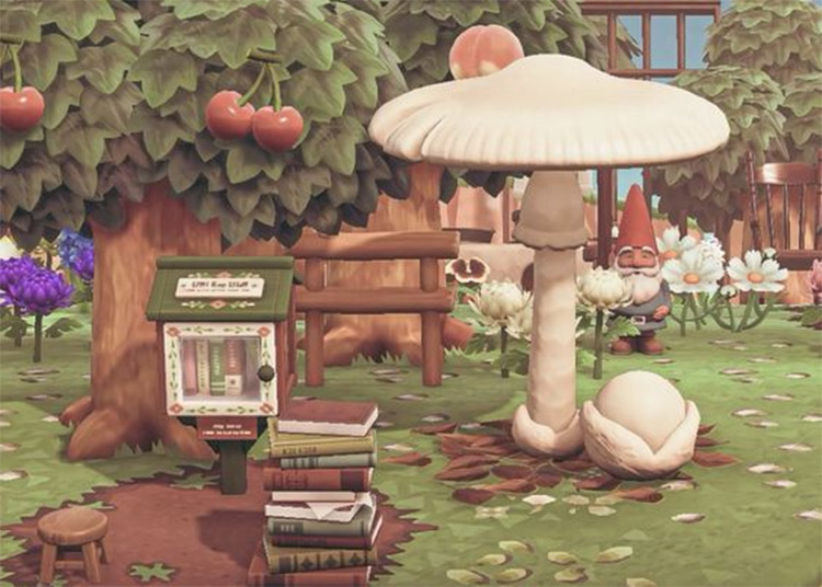 Fairy Mini Library Idea - ACNH