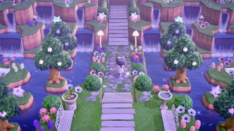 Whimsical Walkway Idea for ACNH