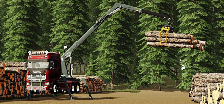 NMC Timber Loader Mod for FS19