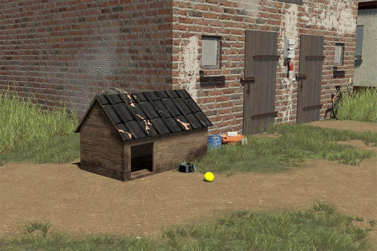 Wooden Dog House in FS19