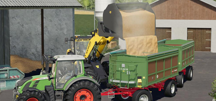 Fs19 Big Wheel Loader Bucket - Demontaras