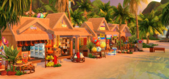 Sims 4 Beachfront Shops Screenshot