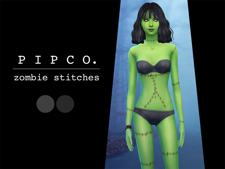 Zombie Stitches by Pipco Sims 4 CC