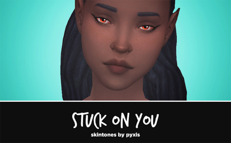 Stuck on You Skintones by pyxis TS4 CC