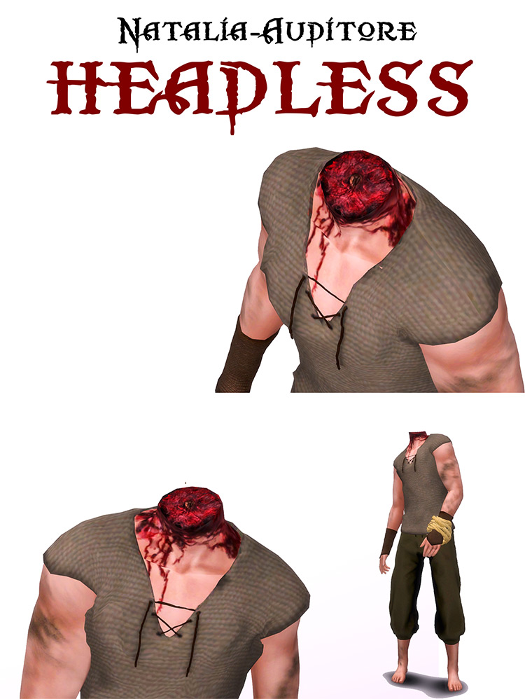 Headless Acc by Natalia-Auditore Sims 4 CC