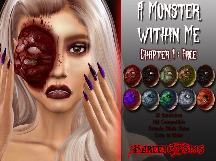 A Monster Within Me (Part 1) by KareemZiSims for Sims 4