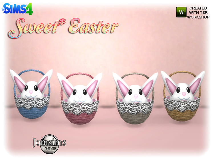 Sweet Easter Décor CC Pack