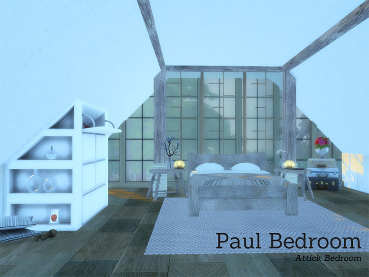 Paul Bedroom CC - The Sims 4