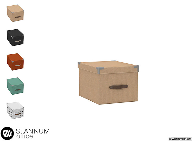 Stannum Storage Box CC for The Sims 4