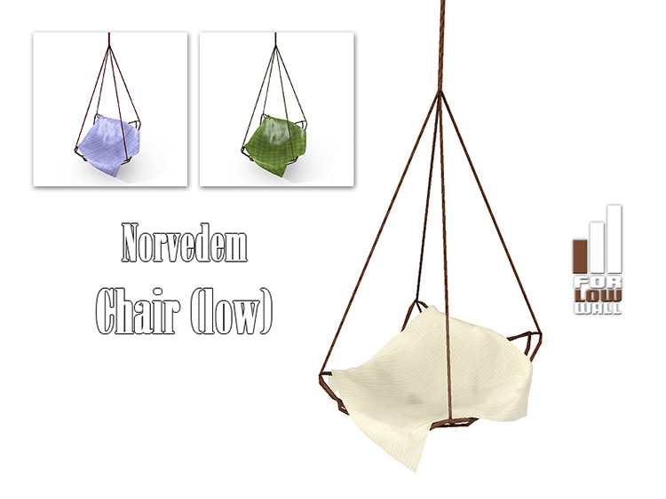 Norvedem Chair/Hammock CC - The Sims 4