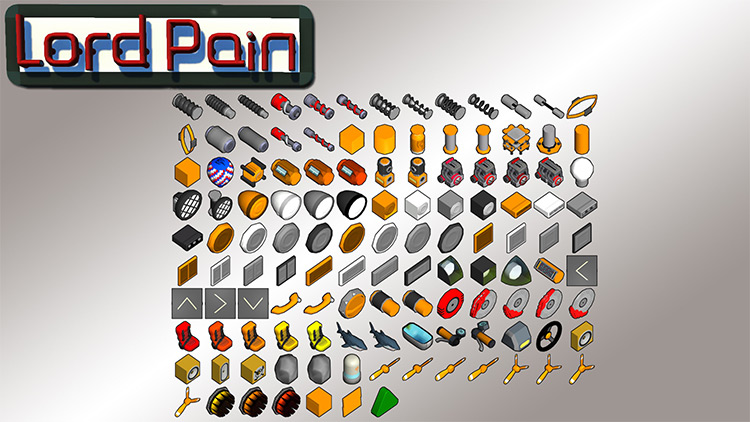 Interactive Parts Mod by Lord Pain Scrap Mechanic Mod
