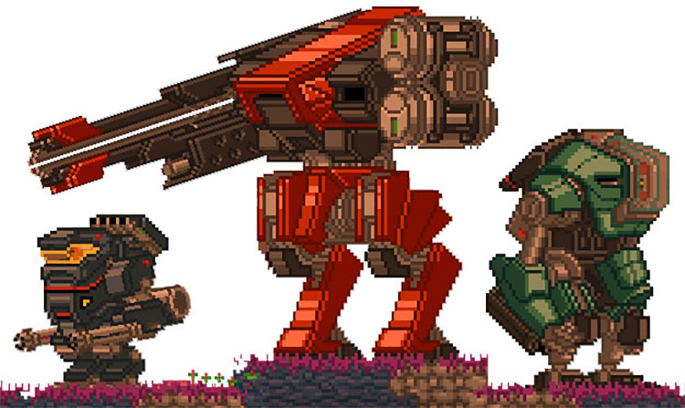 XS Mechs Mod for Starbound