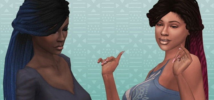 Sims 4 Dreadlocks on Girls - TS4 CC