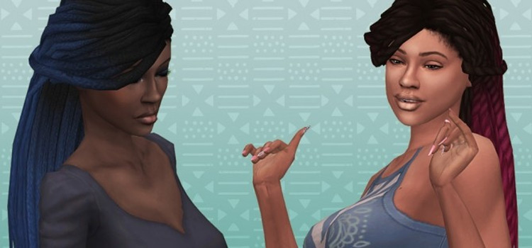 Sims 4 Dreadlocks on Girls - TS4 CC