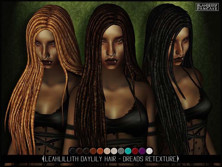 Sims 4 Dreadlocks Hair CC  The Ultimate Collection   FandomSpot - 99