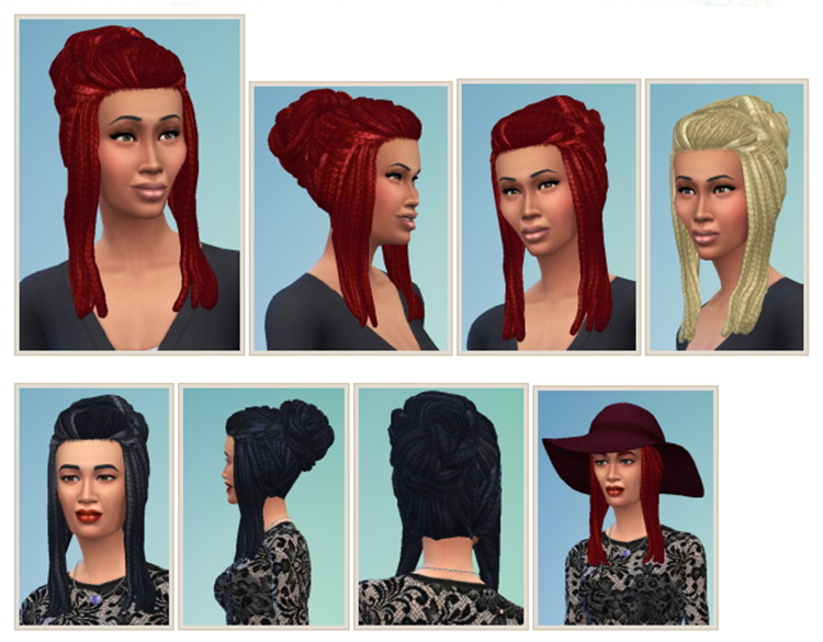 Sims 4 Dreadlocks Hair CC  The Ultimate Collection   FandomSpot - 31