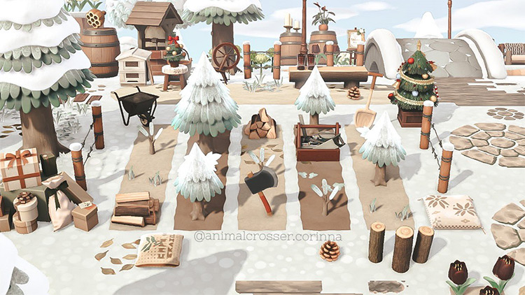 15 Cool Winter Island Design Ideas For Animal Crossing  New Horizons   FandomSpot - 53