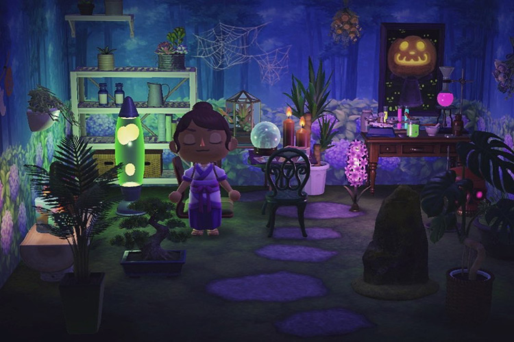 Spooky Secret Garden Design - ACNH Idea