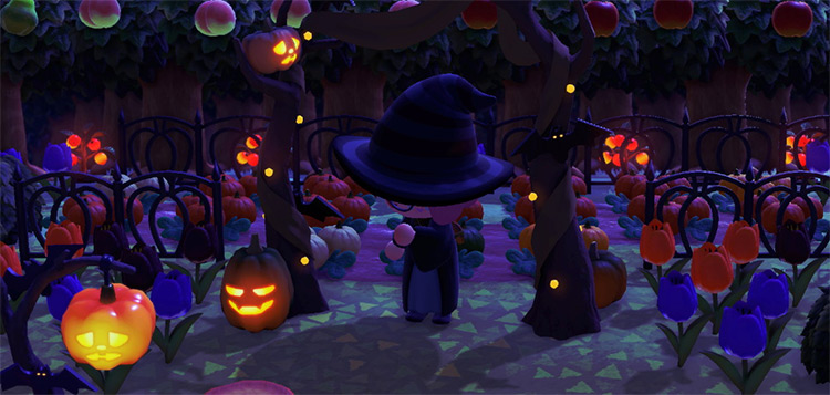 Haunted Orchard Design - ACNH Idea