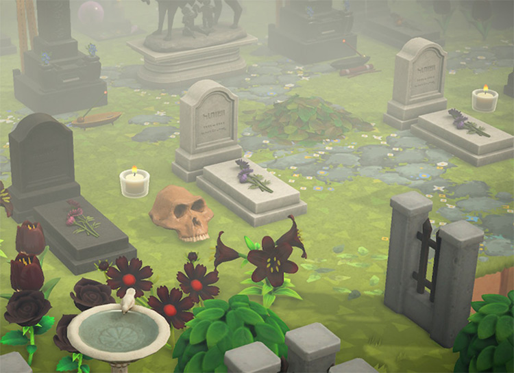 Spooky Graveyard for Halloween - ACNH