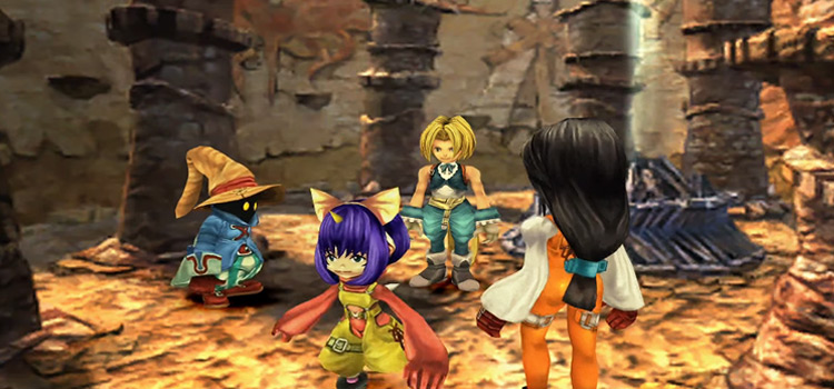 FF9 Party Members Close-up Screenshot