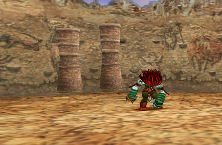 Amarant close-up screenshot from FFIX