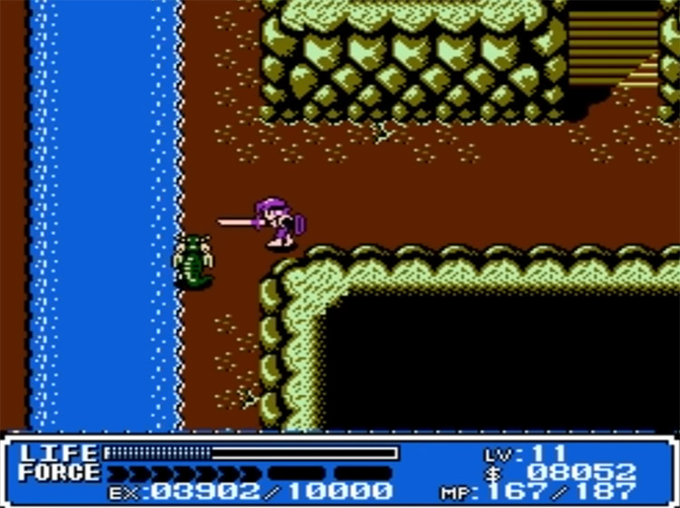 Crystalis NES gameplay screenshot